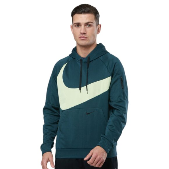 Nike Therma-Fit Men's Big Swoosh 2 Piece Sweatsuit Tracksuit Outfit Size L NWT - Picture 4 of 14